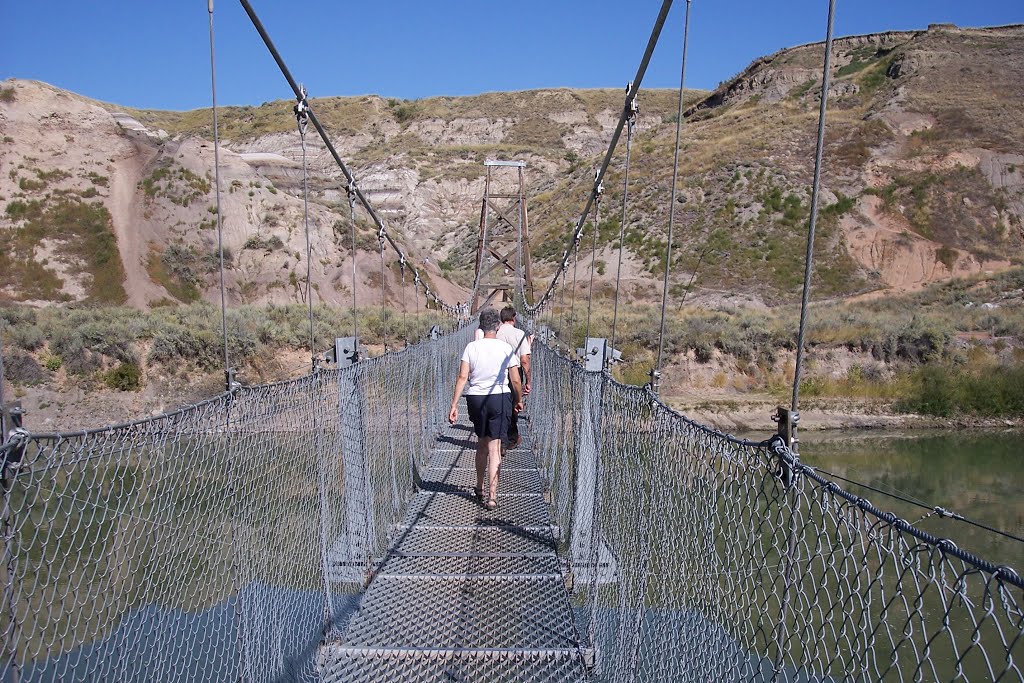 Near-Drumheller Alberta- Star Mine Suspension bridge by cheets99