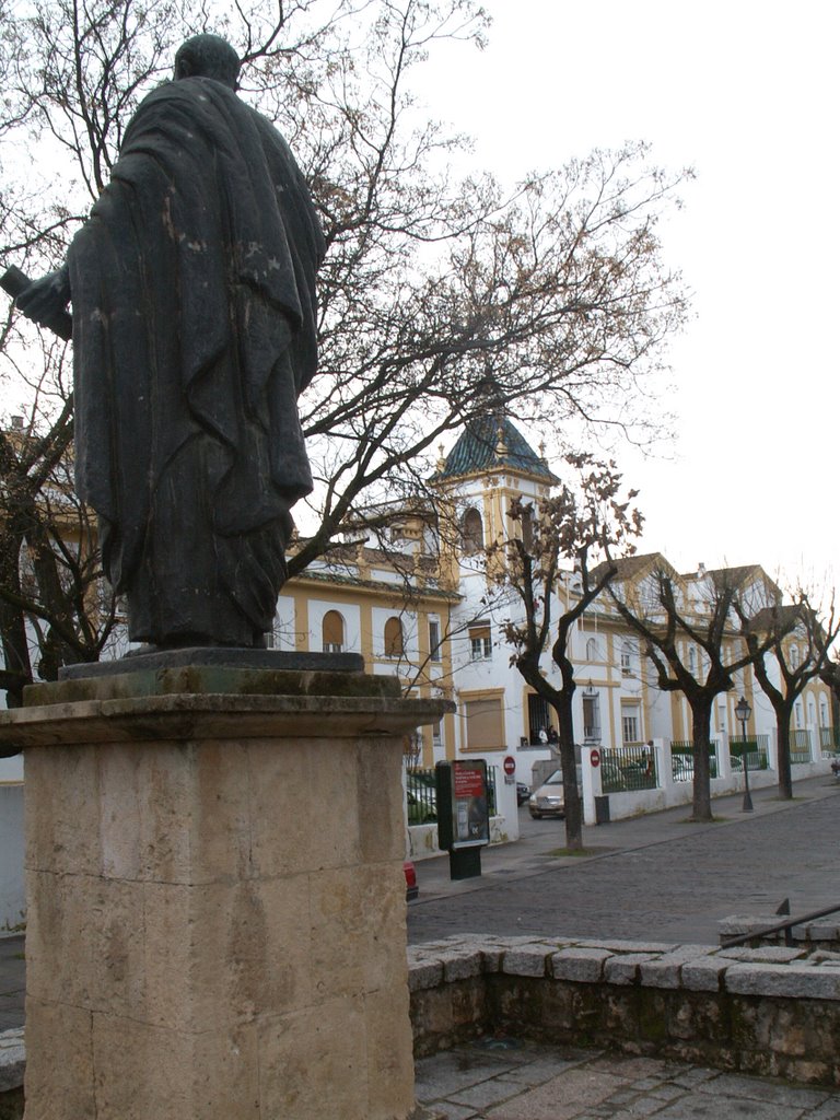 Córdoba - Seneca, buiten de Almódovar-poort by J.G. Nuijten