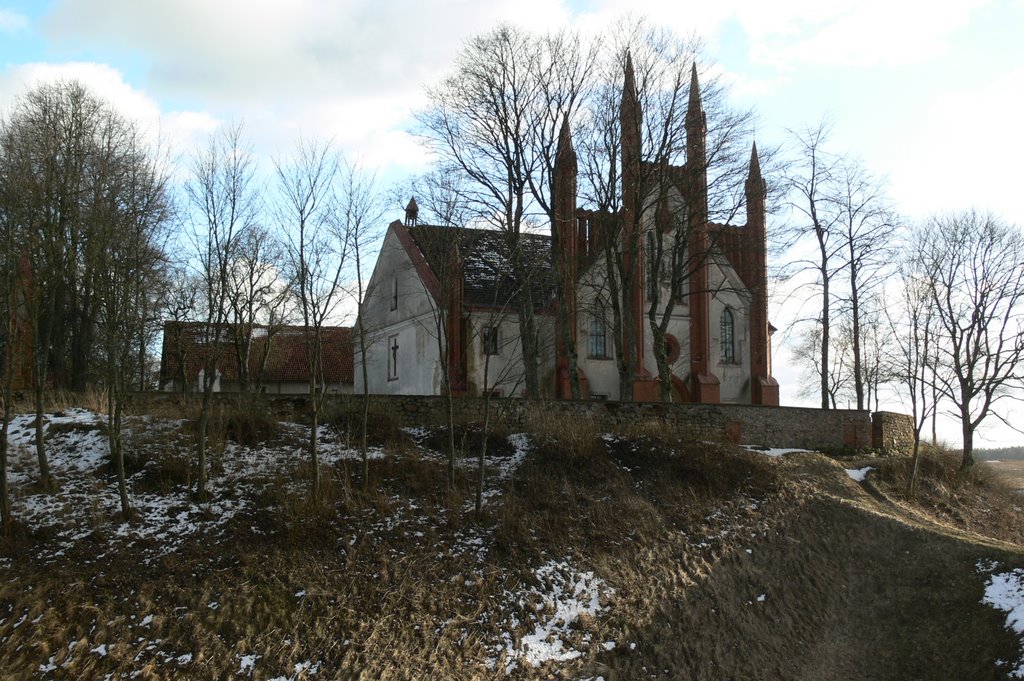 Old Trakai church, Vilnius district by Renatorius (Reno)