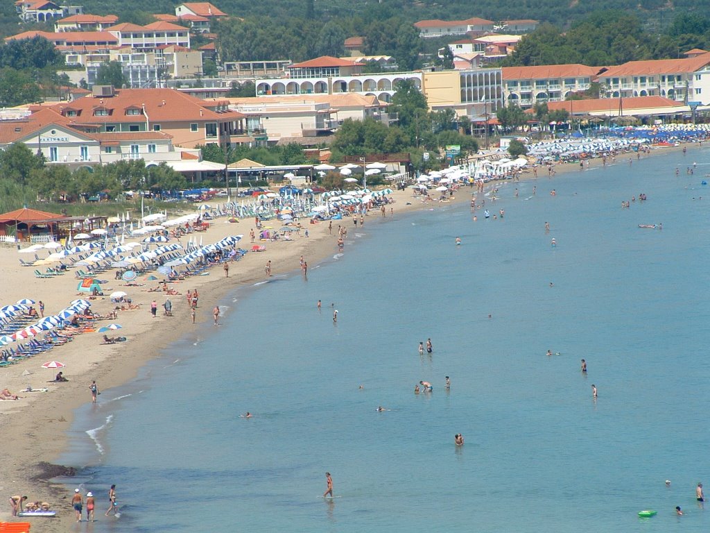 Looking Down at Tsilivi Beach by bvloans