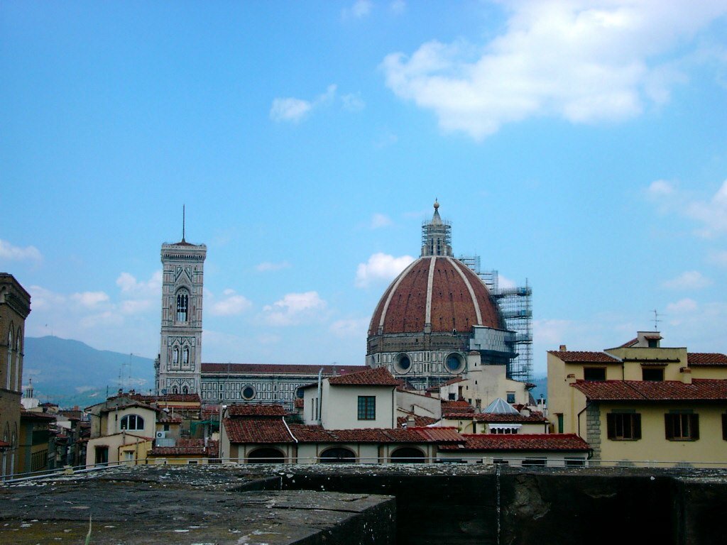 Florencia, Vista desde el Palacio de los Uffizi by tonyapa