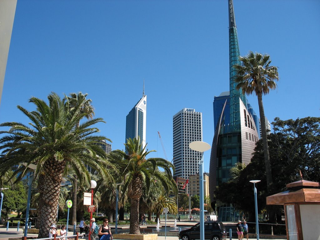 Perth from Boat Terminal by H T W Gay