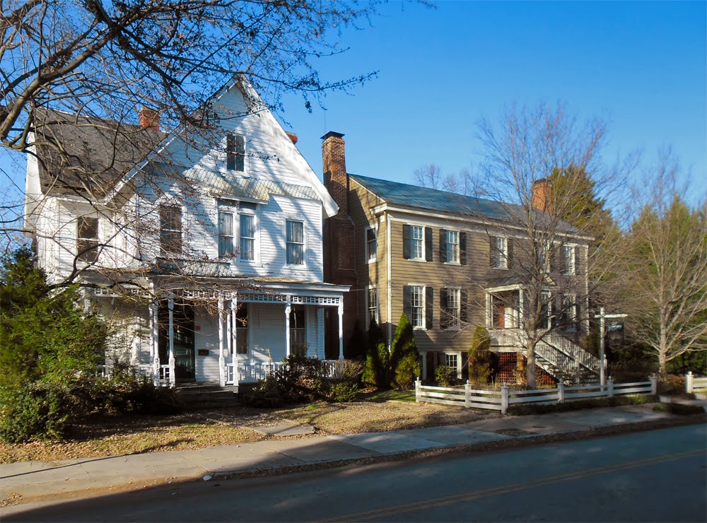 Two Old Houses, Petersburg, VA by r.w.dawson