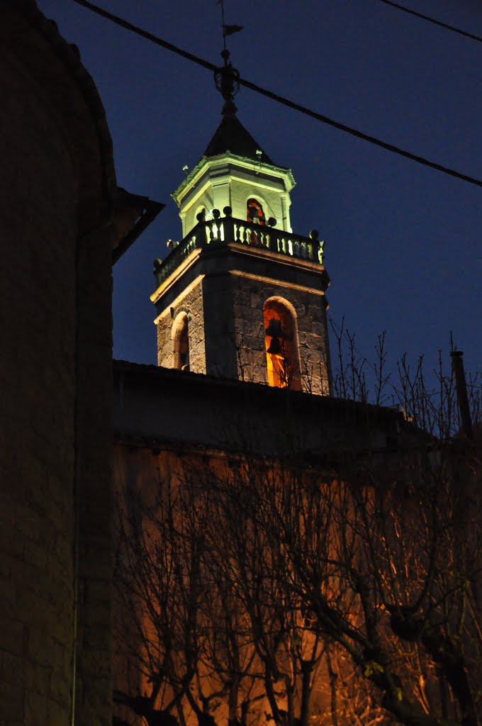 Sant Hilari Sacalm. Campanar desembre 2012 by jesustapies