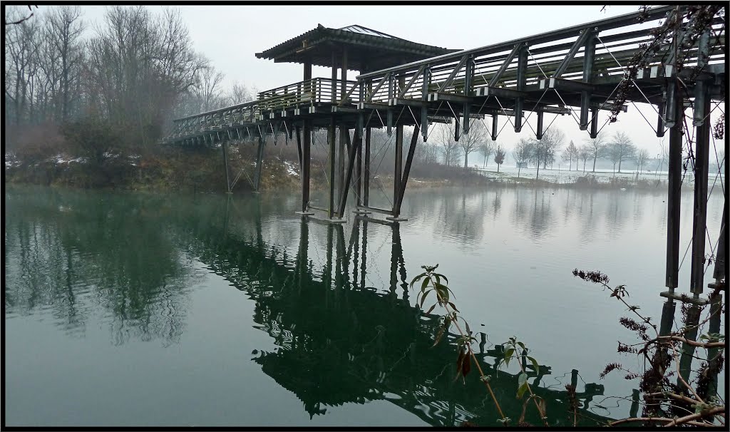 Brücke über den Kl. Weikerlsee by Steidl Normann