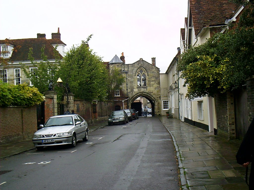 Looking east up the road from the gate by mmustangg