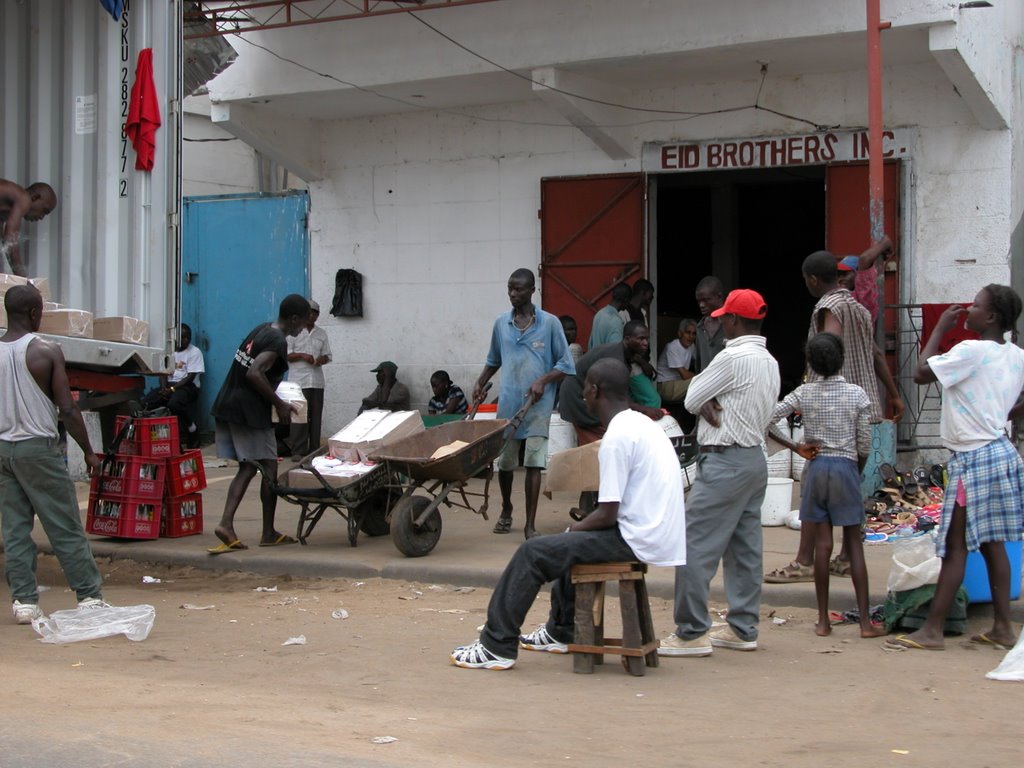 Near the Port, Monrovia, Liberia by SpagBog