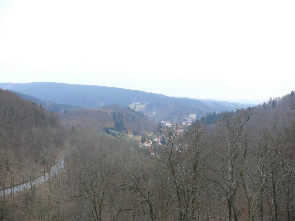 View of Bad Grund (Harz) from "Hübichenstein" by Sparkhunter