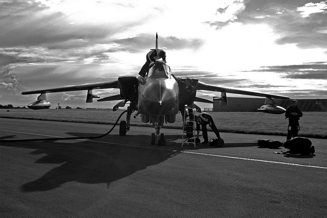 Tornado parked at Cardiff Int'l Airport by filz123