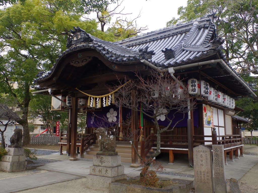 大利神社拝殿 寝屋川市大利町 2012.12.17 by as365n2