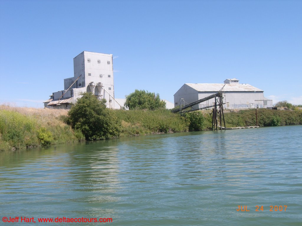 Miner Slough, Old Grain Elevator by Jeff Hart