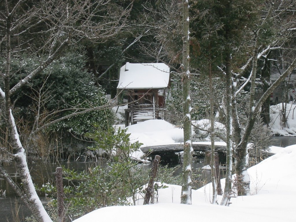 Snow scene of Oppo-ji Temple by ma-osk