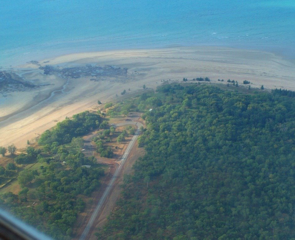 Lee Point from the air by Geerten