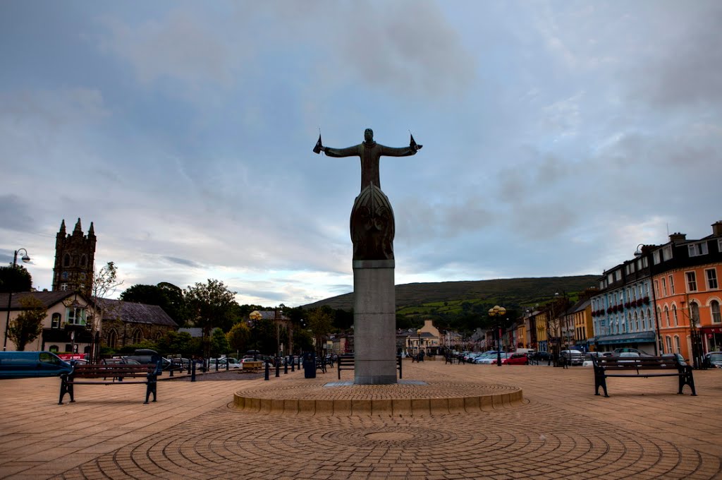 St Brendan watching Kinsale harbour by Török Béla