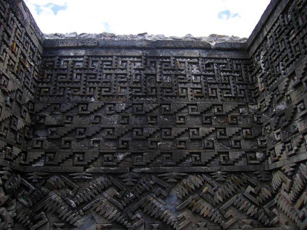 Detail of pyramid at Mitla, Oaxaca, Mexico by Jessica Hosman