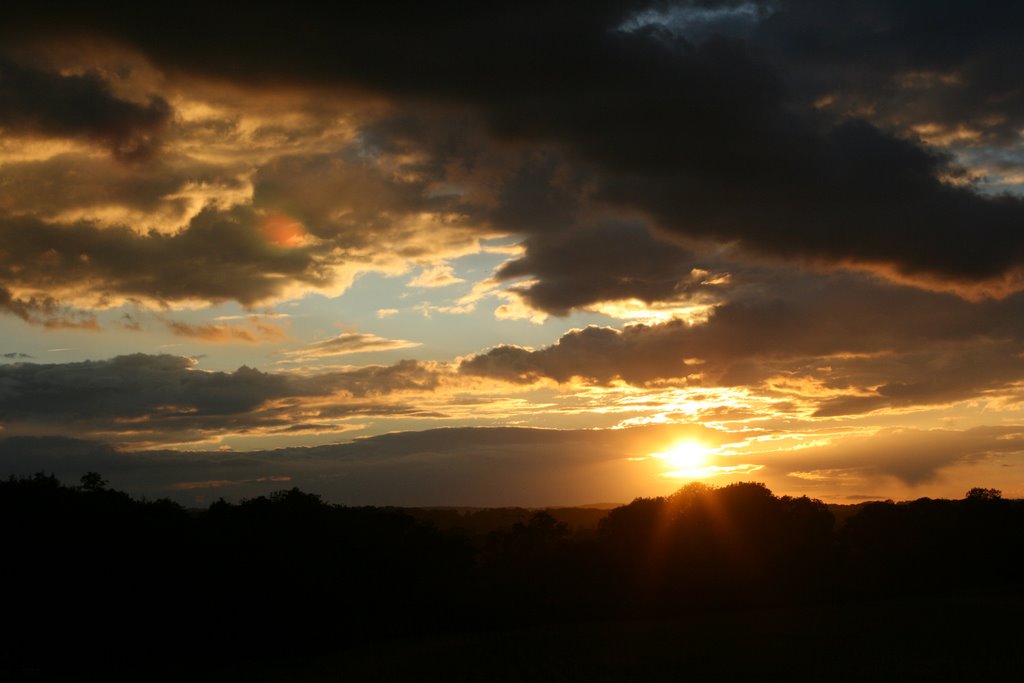 Sonnenuntergang, Bruderholzspital, Bottmingen by p.schlegel