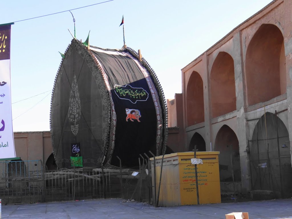 Wooden Nakhl, Yazd by Yaa Amir