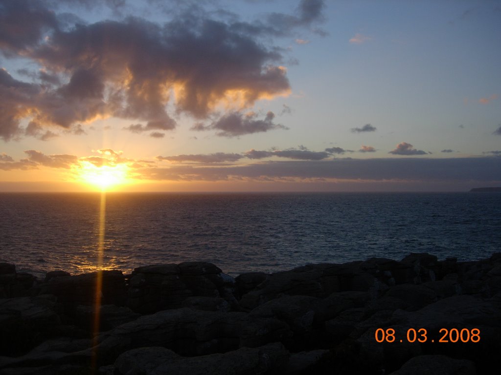 Pôr do Sol no Cabo Carvoeiro by vbezerra