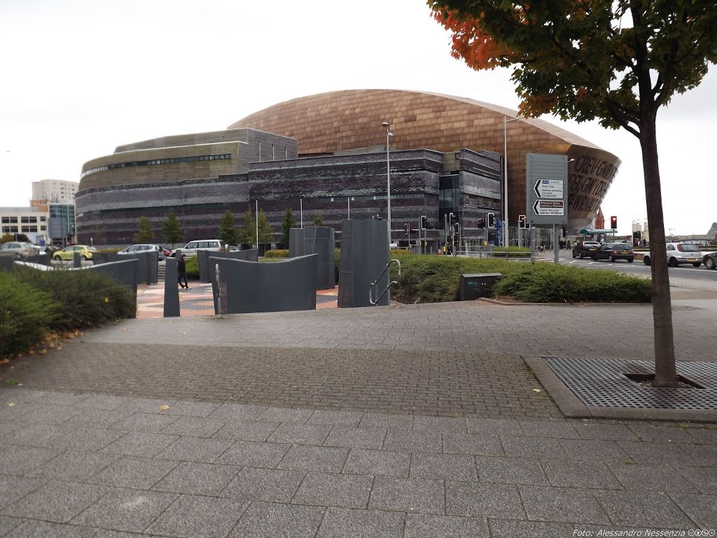 Cardiff - Wales Millenium Center by Alessandro Nessenzia