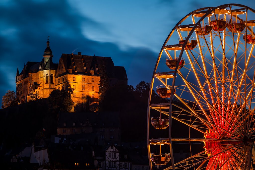 Marburg - Schloss - Elisabethmarkt by Mato58