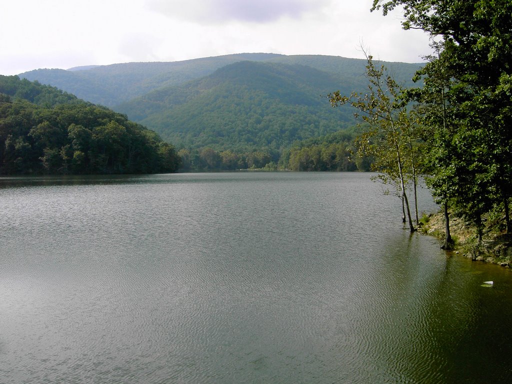 Sugar Hollow Reservoir Looking West by ecirphr