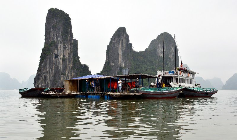 Entering the cave, Dau Go Island, Ha Long Bay, Vietnam by longbachnguyen