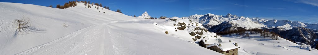 PANORAMICA sci nordico - Torgnon - by ANDREA GERVASONI