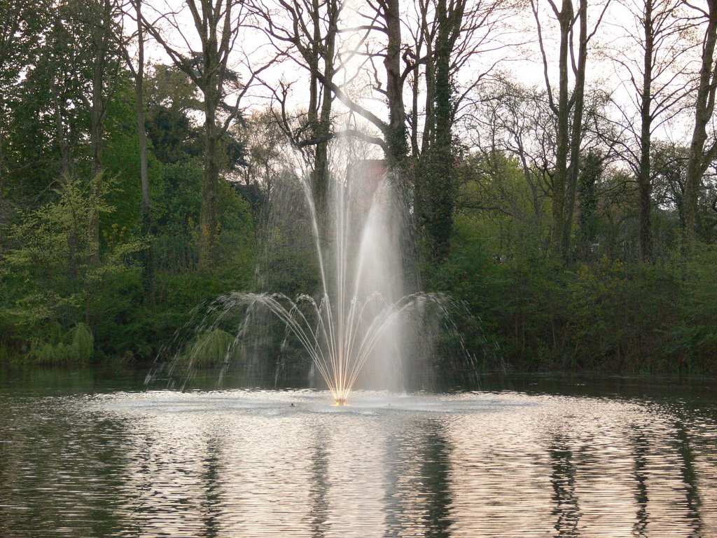 Fontein gracht Zaltbommel by marijkeric