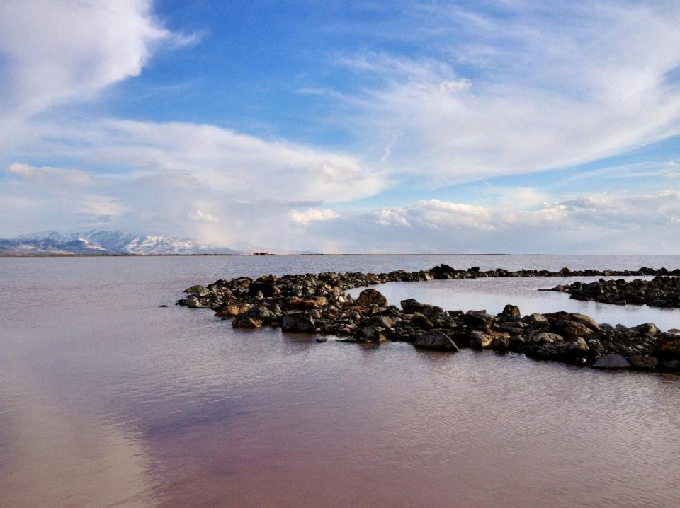 Spiral Jetty by zachalan2012