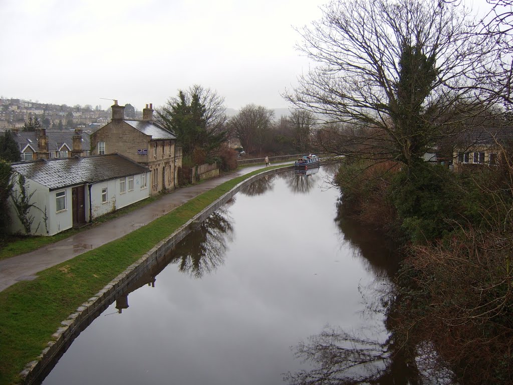 Bathwick to Batheaston Towpath by Keith Daulby