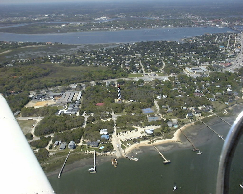 St Augustine Lighthouse from the air by Rafford