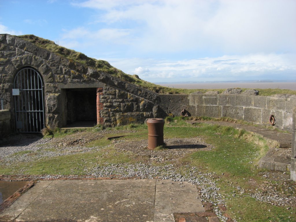 Old Gun Emplacement, Brean Down Fort. by Bob&Anne Powell