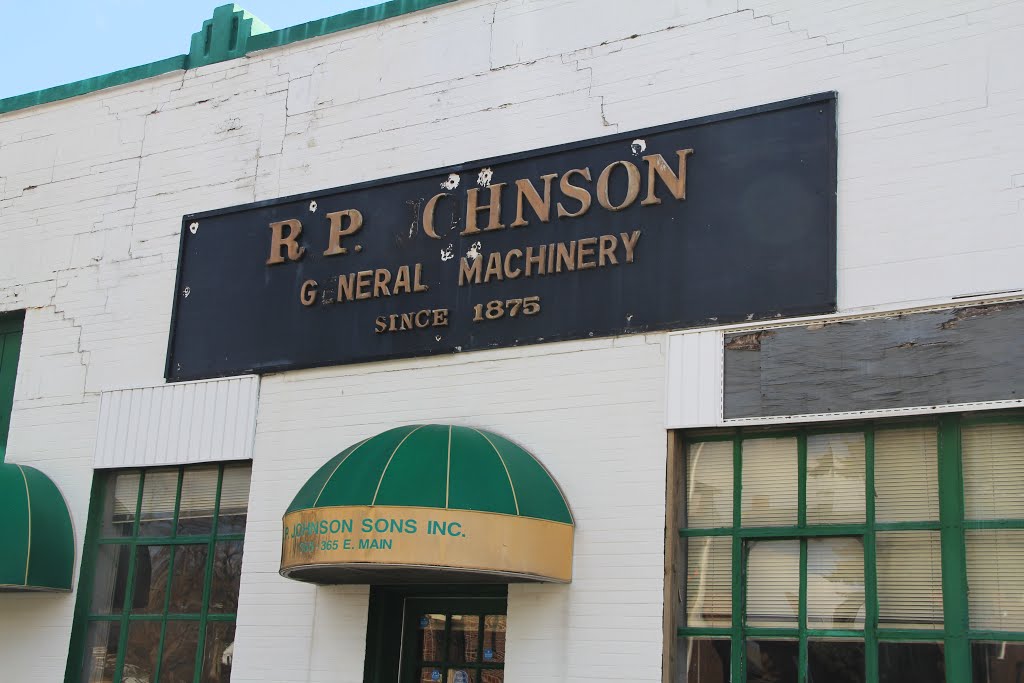 RP Johnson General Machinery Sign (1875) (Wytheville VA) by jonmac33