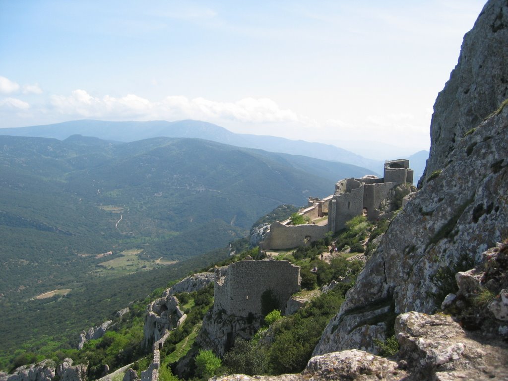 Château de Peyrepertuse by Roland Courtin