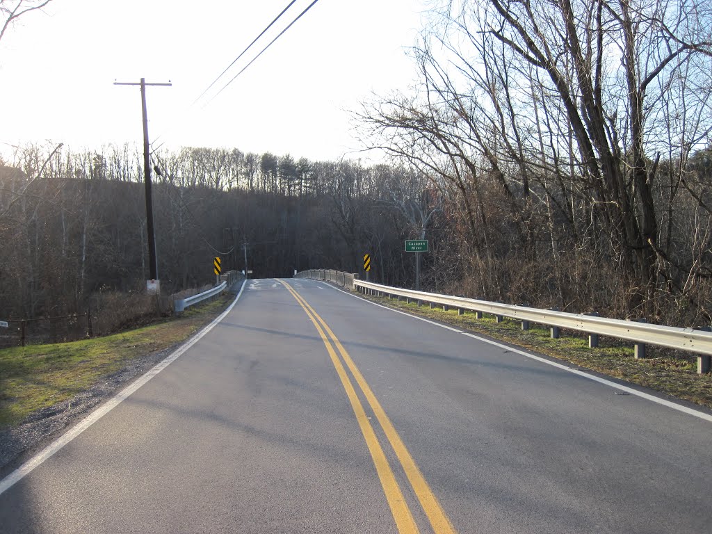 Looking west over the route 9 bridge at Largent, WV by midatlanticriverrat