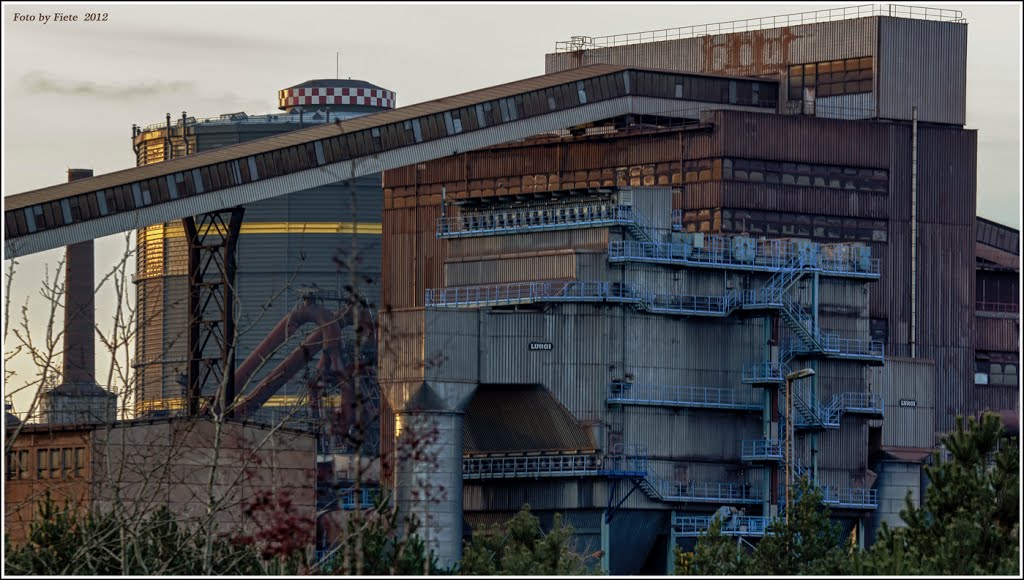 Sinteranlage, Gasometer u. kleiner Hochofen 2012 by Fiete112