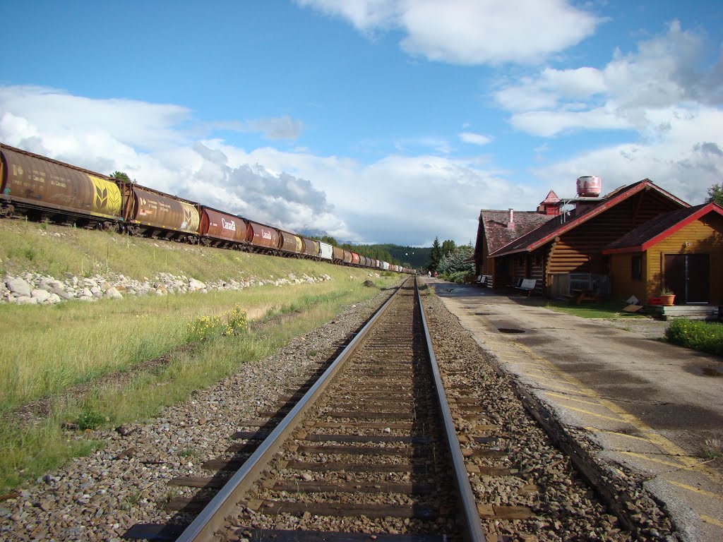 Old Lake Louise Train Station by SuE Welk