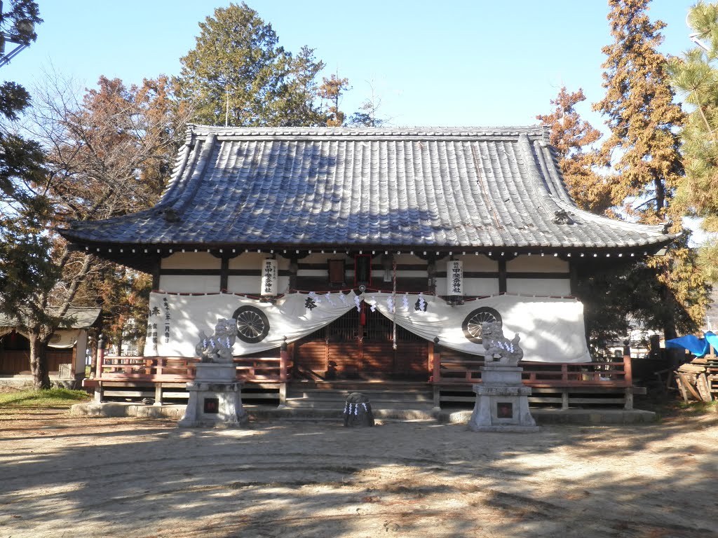 甲斐奈神社　拝殿　Kaina shinto shrine by nkmroioikkkz