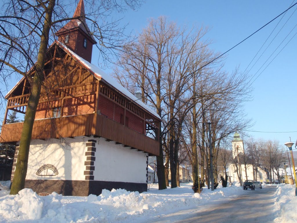 Hasičská zbrojnica (zima) by HomerJ.