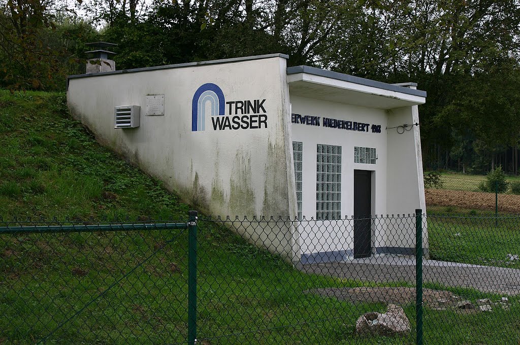 Wasserwerk von 1968, Niederelbert by Dieter Wick