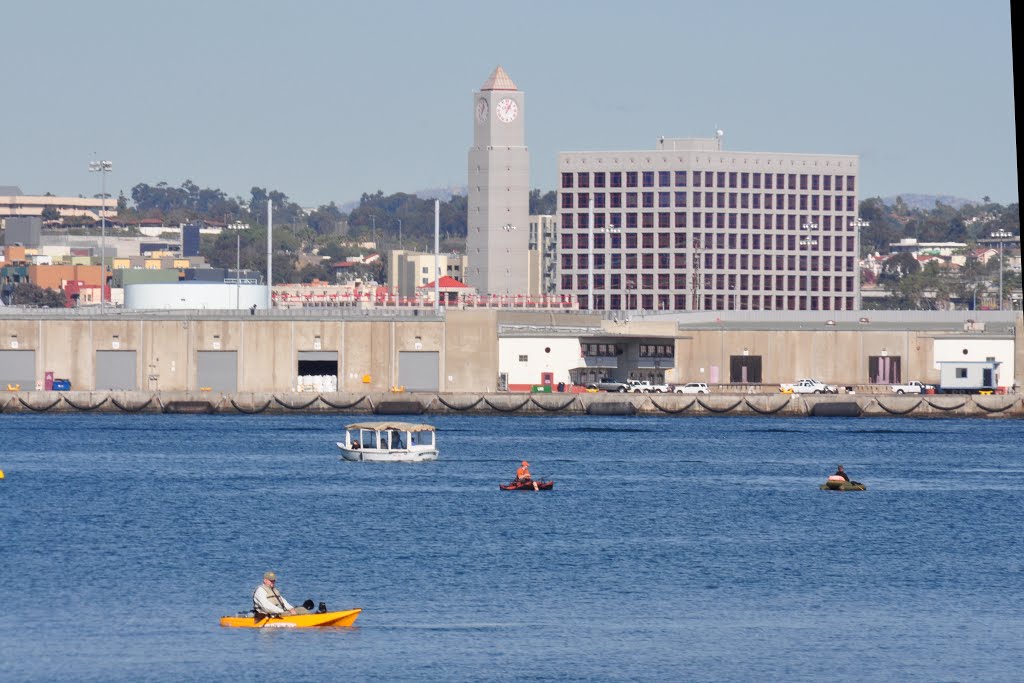 San Diego Skyline accross San Diego Bay by NadoHeinz