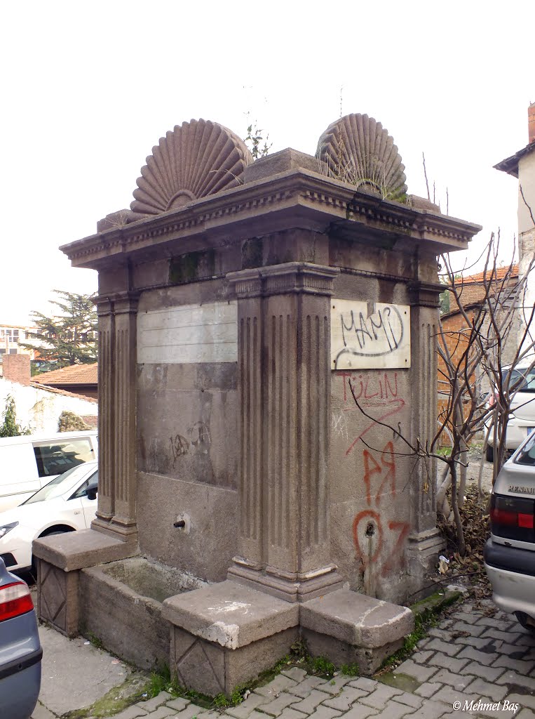 Remains from a historical fountain waiting to be rescued and restored in the city. by mehmet baş