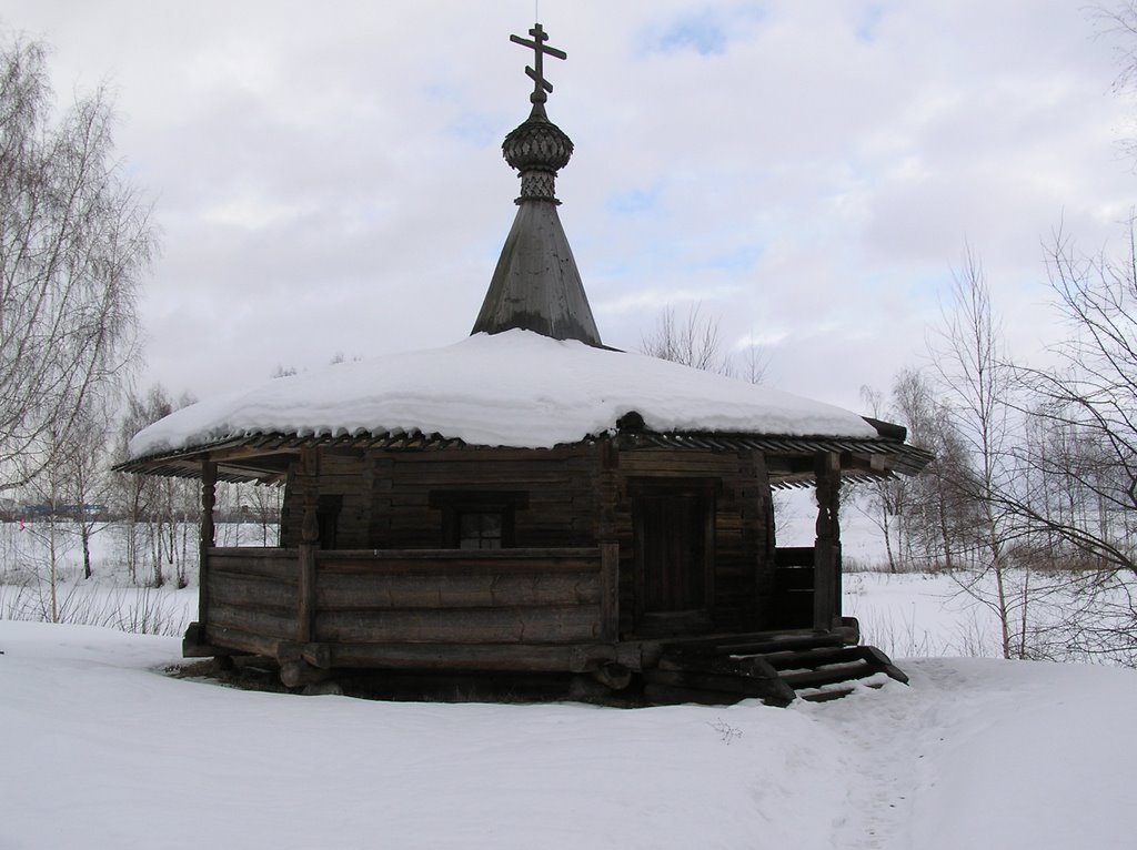 Museum of wooden architecture, wooden church by Alexander Egorov