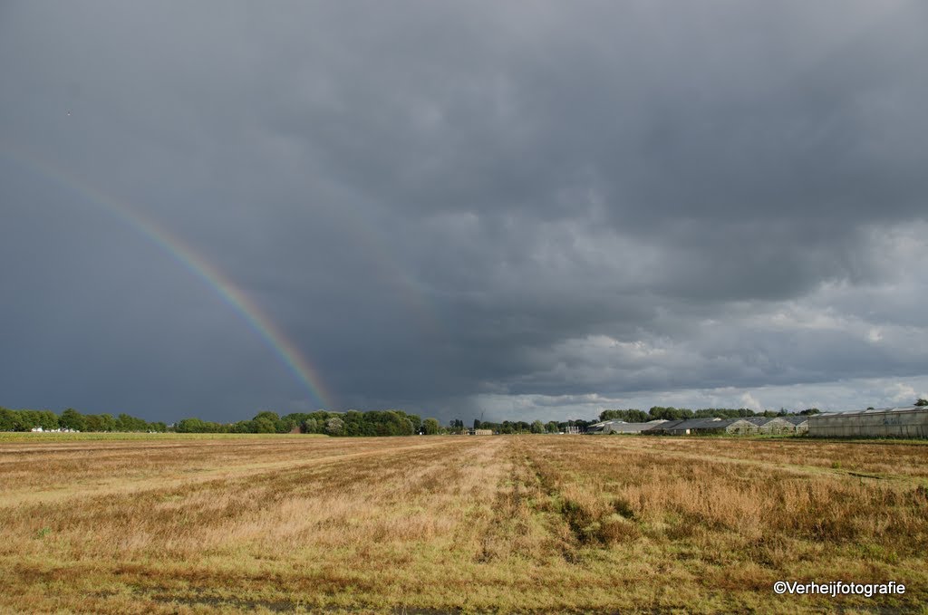 Akkerland tussen de Poelweg en Noorddammerweg by verheijfotografie