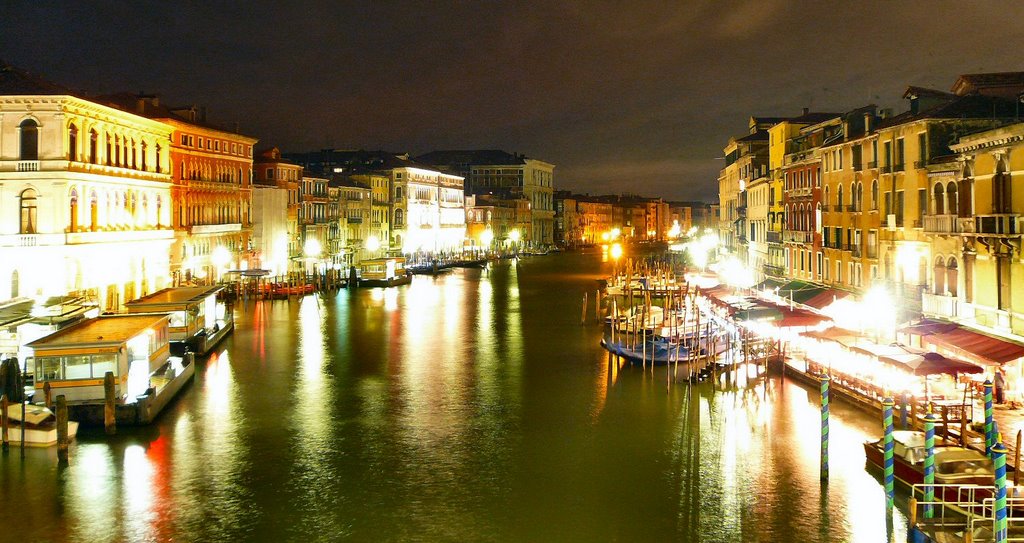 Venedig, Blick von der Rialtobrücke nach Südwest by Klaus Rommel