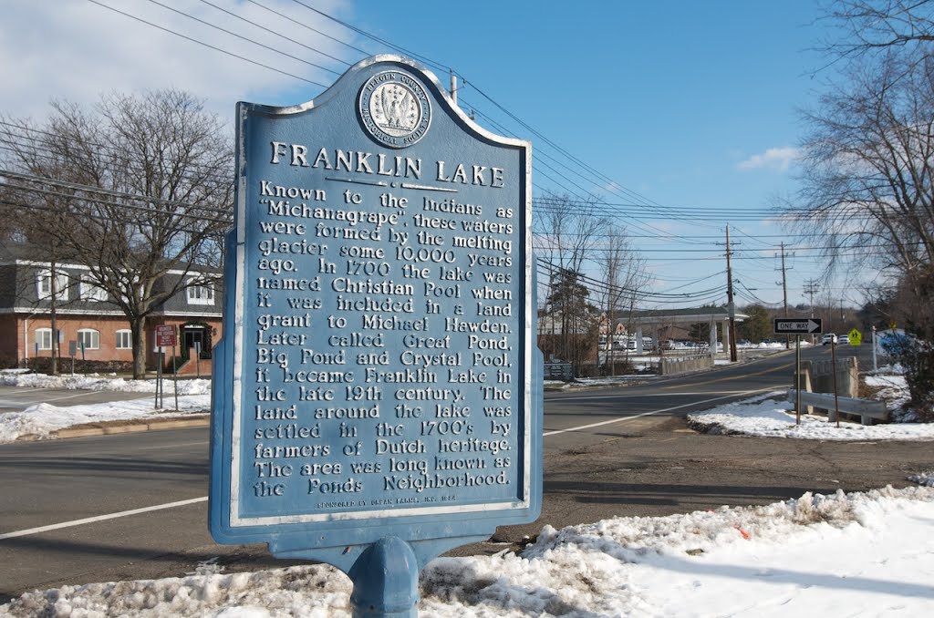 Franklin Lake Historical Marker by Michael_Shetler