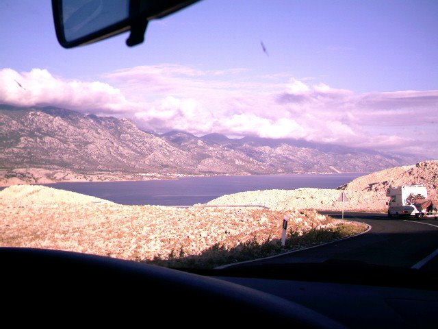 Island Pag and mountain Velebit, Croatia by lala_samobor