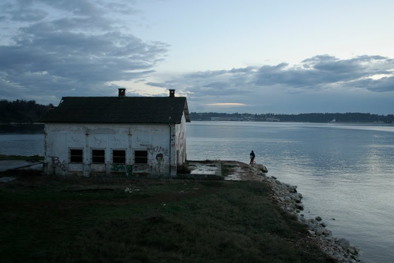 Old military hut on Katarina island, Pula by jakovDimowsky