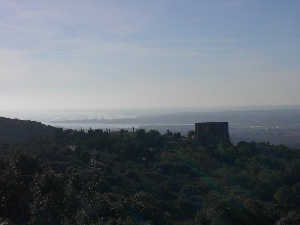 Étang de Thau et Abbaye Saint-Félix de Monceau by Michael Berardozzi