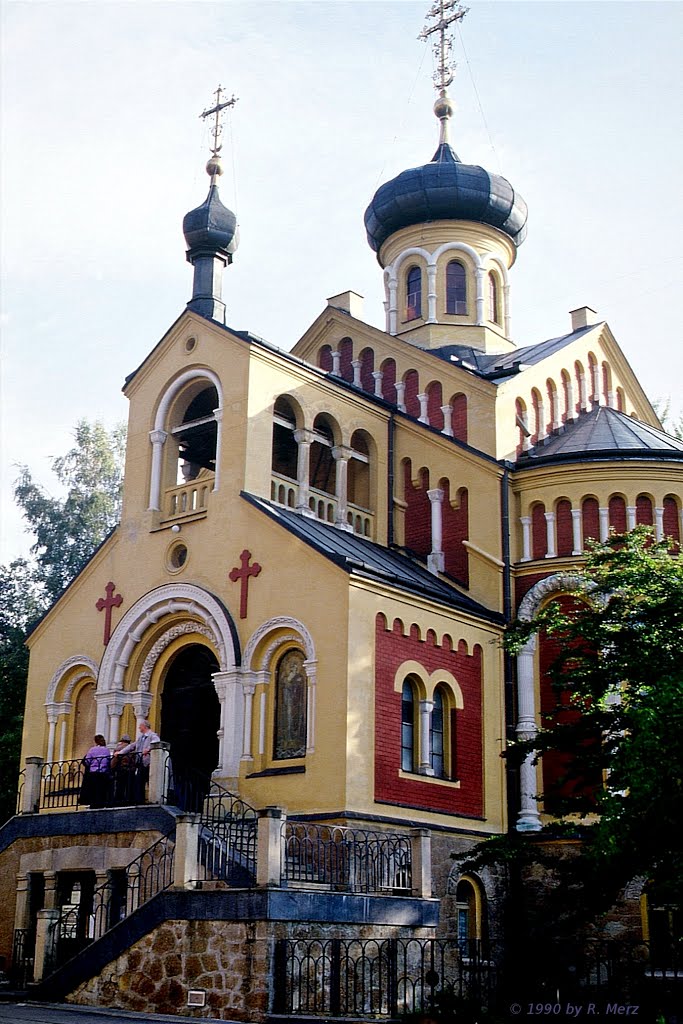 Russian Church of St. Vladimir, Mariánské Lázně {Marienbad}, upload on Russian Christmas Day 7.01.2013 by Merz_René